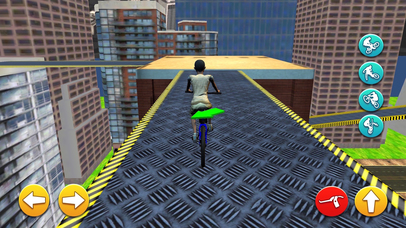 City Rooftop Mountain Bike Rider screenshot 2