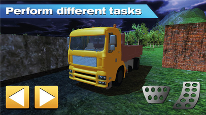 Night Truck Voyage Driver 3D screenshot 3