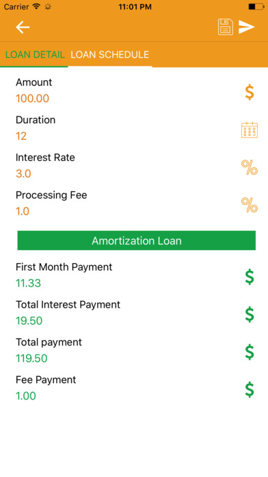 Loan Calculator (Cambodia) screenshot 3