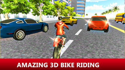 Kids School Time Bike Rider – Riding Game screenshot 2