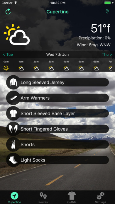 Element - The Cycling Weather App screenshot 3