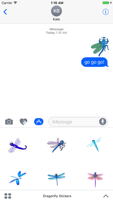 Dragonfly Stickers screenshot 2