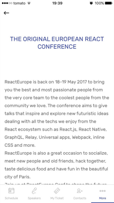ReactEurope Official App screenshot 4