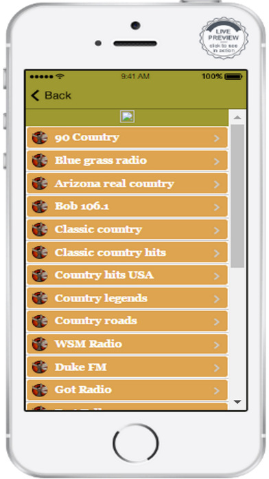 Country Music Radio USA screenshot 2