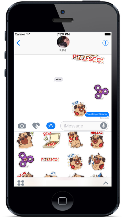 Dog Pug - Emoji Stickers screenshot 2