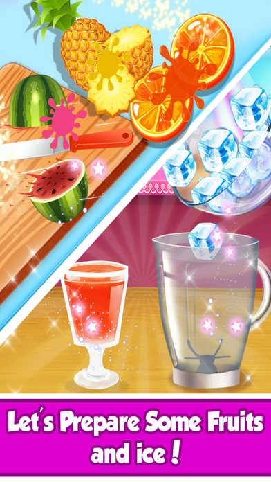 Summer Food Mania - Frozen Ice Maker Games screenshot 2