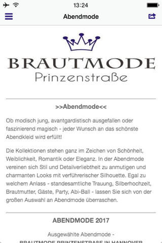 Brautmode Prinzenstraße screenshot 4