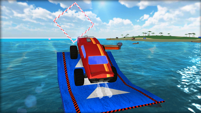 Water Surfer Monster Truck – Extreme Stunt Racing screenshot 4