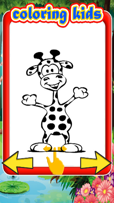 Giraffe Drawing Book Games Coloring Pages screenshot 2
