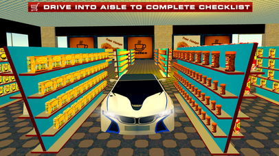 Supermarket Drive Through 3D – Shop in Car Sim screenshot 3