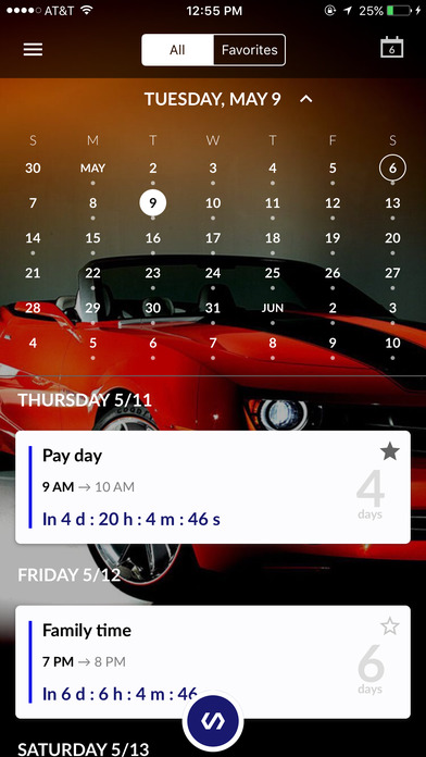 Calendar Countdown - Awesome, Fantastic Calendar! screenshot 2
