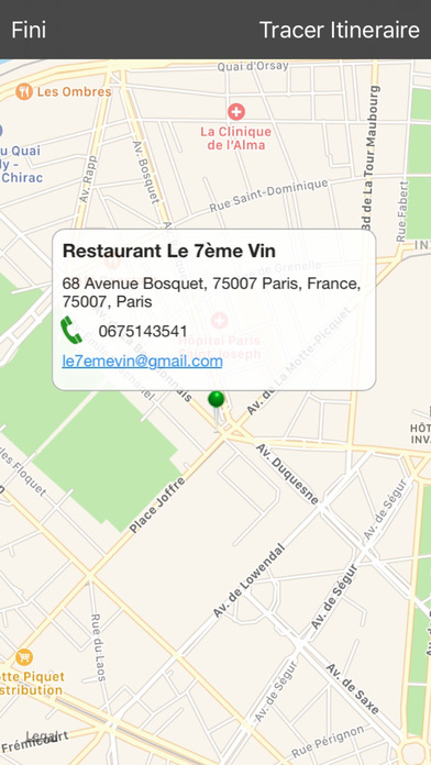 Restaurant Le 7ème Vin screenshot 2