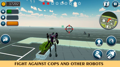 Transforming Bike Robot Race 3D screenshot 2