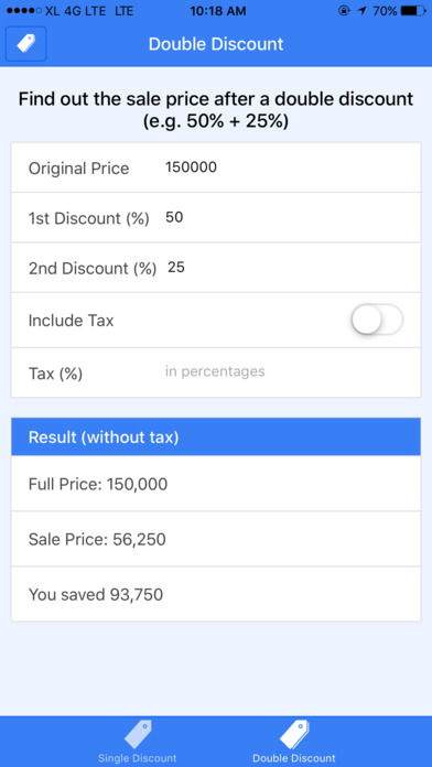 Sale Discount Calculators screenshot 2