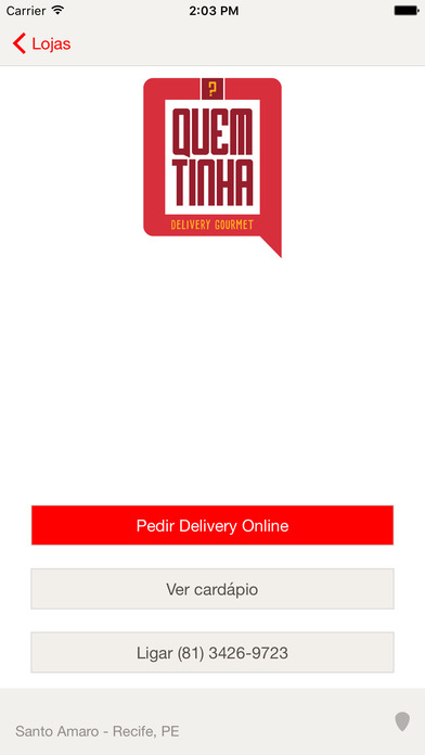QuemTinha Delivery screenshot 2