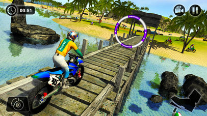 Beach Water Surfer Bike Racing - Motorbike Riding screenshot 4