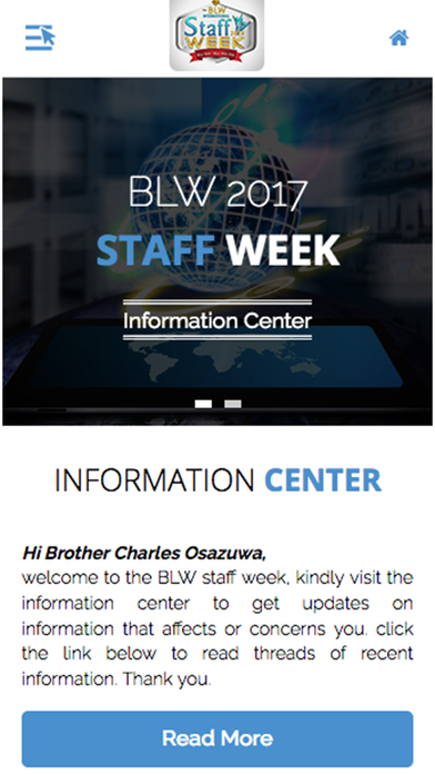 BLW Staff Week screenshot 2