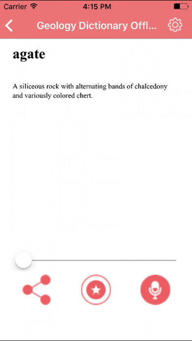 Geology Dictionary Terms Definitions screenshot 3