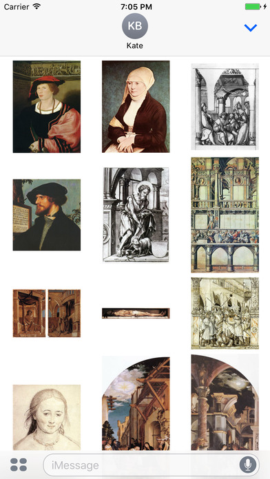 Hans Holbein The Younger Artworks Stickers screenshot 2