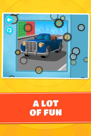 Cars and Vehicles Puzzle : Logic Game for Kids screenshot 4