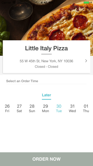 Little Italy Pizza App screenshot 2