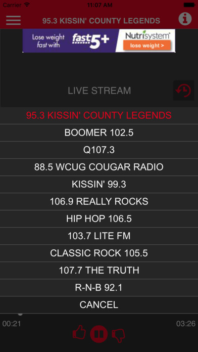 95.3 Kissin' Country Legends screenshot 3