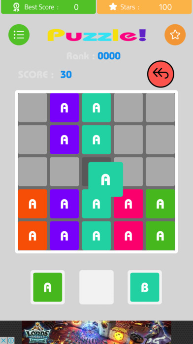 Alphabet colour - Puzzle game screenshot 2