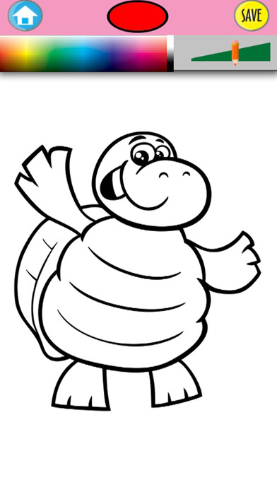 Little Turtle and Friends Coloring Book screenshot 2