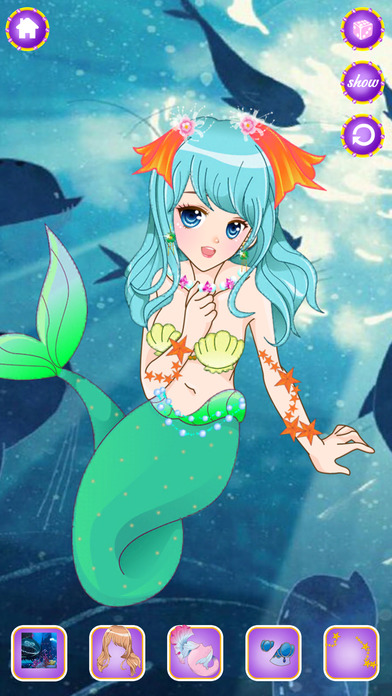 Mermaid Dress Up Show－Funny Makeover Girly Games screenshot 4