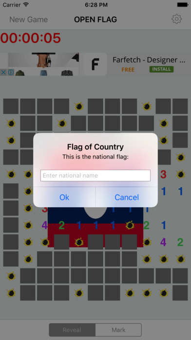 Mines Flag - Avoid bombs, find the country screenshot 2