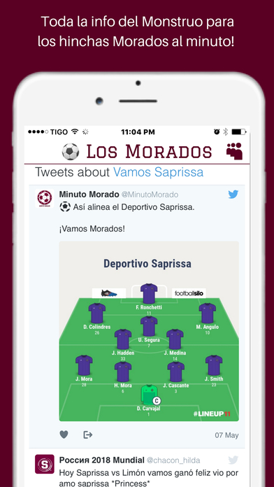 Los Morados - Futbol del Saprissa de Costa Rica screenshot 2