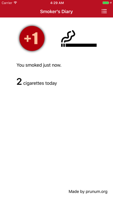 Smoker's Diary screenshot 2