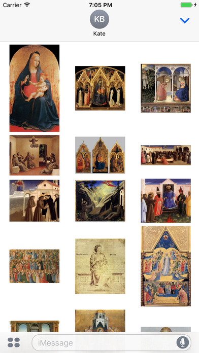 Fra Angelico Artworks Stickers screenshot 2