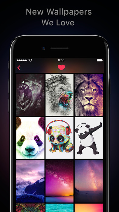 Screenshots of Featured of Wallpapers Cool Backgrounds and Themes for iPhone