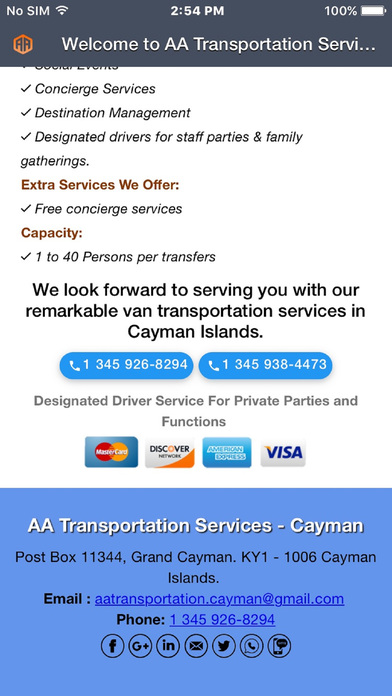 AA Transportation Services screenshot 2