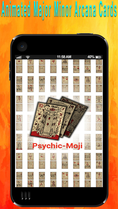 PsychicMoji -Your Daily Tarot Emoji Messenger App screenshot 2