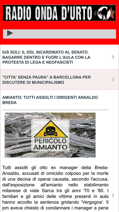Radio Onda d'Urto screenshot 4
