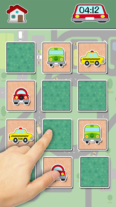 Cars Find the Pairs Learning Game for Kids – Pro screenshot 3