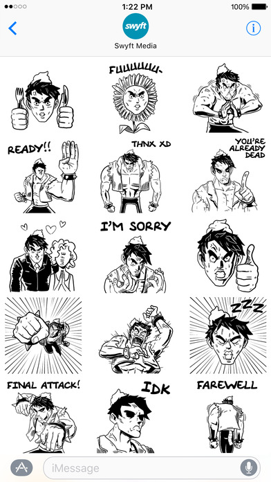 The Road Fighter Stickers and Emoji screenshot 3
