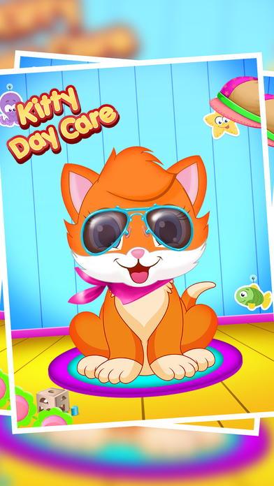 Kitty DayCare Party Time - Kitty washing & DressUp screenshot 3