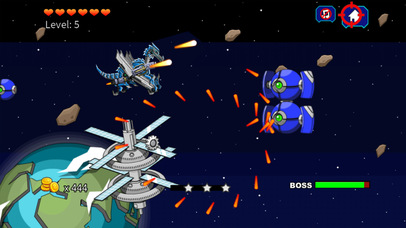 Black Pterosaur Attack - Robot Toy War screenshot 2