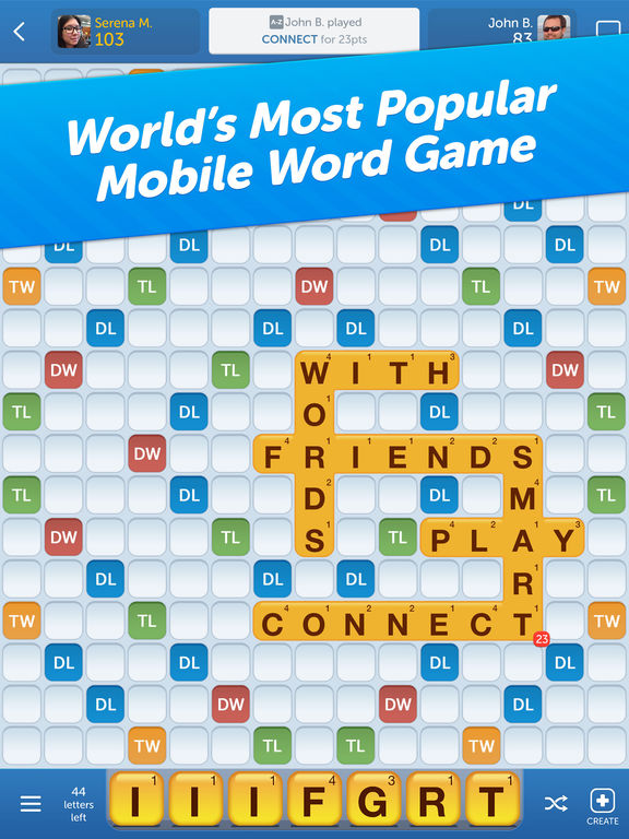 Screenshots of Words With Friends Classic for iPad