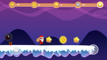 圣诞老人-欢乐圣诞雪地跑酷游戏 screenshot 2