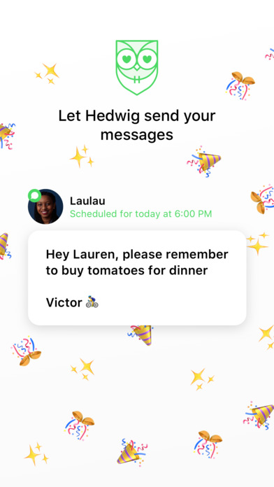 Planifiez vos sms avec Hedwig screenshot 3