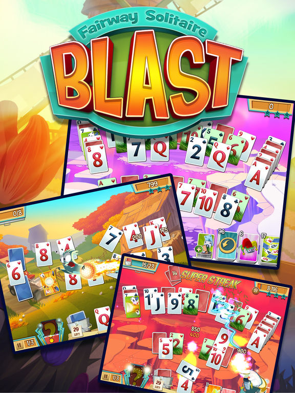 Screenshots of Fairway Solitaire Blast for iPad