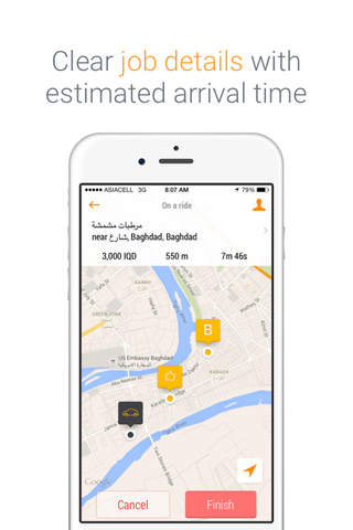 Iraq smart taxi - Driver screenshot 3
