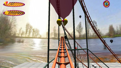 Roller Coaster Fun Ride Simulator 3D screenshot 2