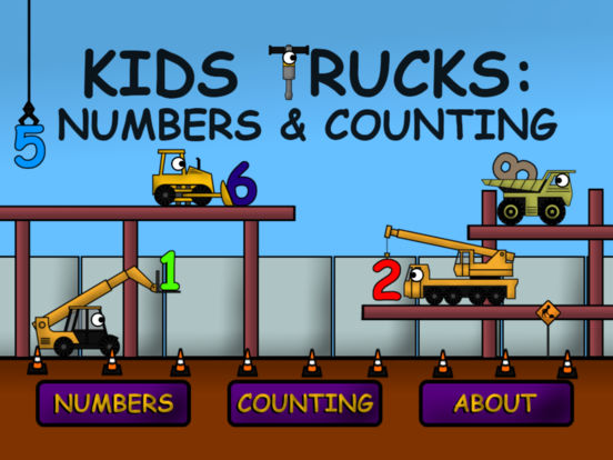 Kids Trucks: Numbers and Counting на iPad
