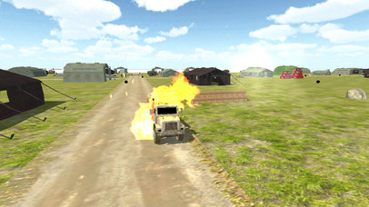 3D Army Truck Offroad driver screenshot 2