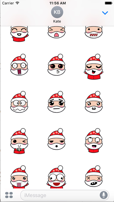 Santa Claus - Santa Emoji Pro Pack for iMessage screenshot 4